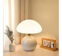 Lámpara De Mesa Inalámbrica Con Forma De Seta, Con 3 Colores Regulables