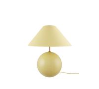 Globen Lighting Lámpara de mesa Iris 35 39 cm Amarillo mantequilla