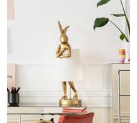 Kare Lámpara de mesa Animal Rabbit oro/blanco