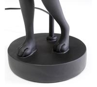 Kare Design Lámpara de Mesa Animal Rabbit, Mate Negro, Lámpara de Conejo, Motivo de Animal, Altura 50cm, Dormitorio y Sala de Estar, sin Bombilla Incluida