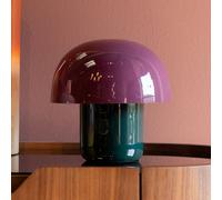Kare Design Lámpara de Mesa Mushroom Shiny Duo Saturday, Verde/Lila, Redonda, Forma de Honga, Altura 20 cm, Luz Decorativa, Decoración para Sala de Estar, sin Bombilla Incluida