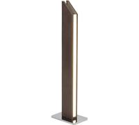 Lámpara De Mesa LED Brillante Única Marrón 12W 805lm Cálido 3000K Regulable