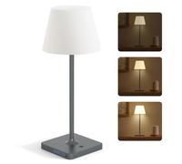 Lámpara de Mesa LED con Batería Recargable 4000mAh - Sin Cable, Brillo Regulable, Sensor Táctil y Función de Cargador Móvil