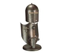 Lámpara De Mesa LED Diseño Caballero En Bronce 70cm Medieval Decorativa