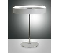 Lámpara De Mesa LED Double 2-Flg Fabas Luce 3474-30-102 Con Regulador Táctil