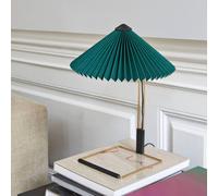 Lámpara de mesa LED Matin de HAY, verde/latón, altura 38 cm