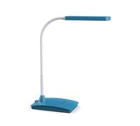 Lámpara de mesa LED MAULpearly, azul, 38 cm, atenuable, CCT