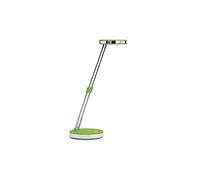 Lámpara de mesa LED Maulpuck A, lámpara de escritorio con luz blanca diurna y brazo telescópico de metal extensible, metal plástico, verde claro, 13 x 13 x 37 cm