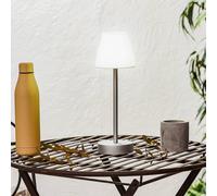 Lámpara de mesa LED Newgarden Lola Slim con batería, gris