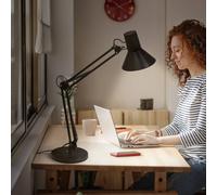 Lámpara de mesa LED OSRAM Office Line Desk Retro, negro 3000 K