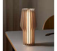 Lámpara de mesa LED recargable Eva Solo Radiant, beige, caucho, IP44