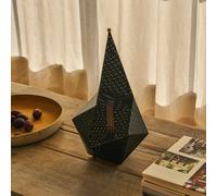 Lámpara de mesa LED recargable Gubi Bagdad, negro, altura 36 cm