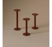 Lámpara de mesa LED recargable HOST PORTABLE de HAY, color rojo óxido, 30 cm,