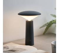 Lámpara de mesa LED recargable Pauleen ADORABLE SPARK, gris, 21 cm, IP44