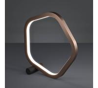 Lámpara de mesa LED Stars of Light «Estrella», color bronce, 29 cm, CCT