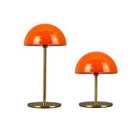Lámpara de mesa mini LED ALONG, 2 unidades , Naranja/ Latón