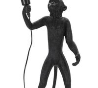 LÁMPARA DE MESA MONO NEGRO