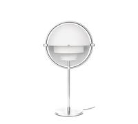 GUBI Lámpara de mesa Multi-Lite cromo-blanco