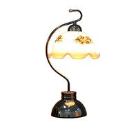 Lámpara de mesa, nueva lámpara antigua china dormitorio noche sala estar auxiliar decoración escritorio estudio restaurante mesita decorativa