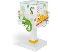 Lámpara de mesa o mesilla infantil Happy Jungle Camaleón animales jungla, 63311, E14