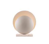 Lámpara de Mesa Orbit Beige/travertino Beige