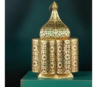 Lámpara De Mesa Oriental Lámpara De Noche Feryal Dorada