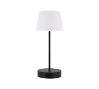 REMEMBER Oscar Pure LT01 - Lámpara de mesa LED regulable con batería, para interior y exterior, altura de 33,5 cm, USB con regulador táctil, 80 horas de duración