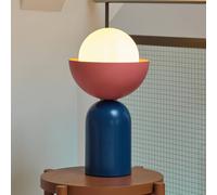 Lámpara de mesa OSRAM Decor Bowl, azul/rosa, acero, E14