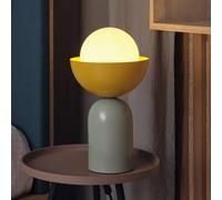 Lámpara de mesa OSRAM Decor Bowl, verde/amarillo, acero, E14 True