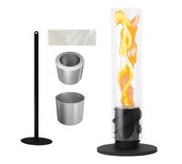 Lámpara De Mesa Para Dormitorio 1 Set Luz Decorativa Mesa | Chimenea con Llama Giratoria Hogar, Balcón, Mesitas De Noche, Inauguración De Hogar, , Noches De
