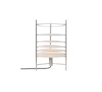 Lámpara de mesa para exterior Topuro Grande de acero inoxidable/acrílico