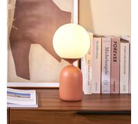 Lámpara de mesa Pauleen Glowing Charm, base de cerámica oxidada