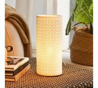 Lámpara de mesa Pauleen PURE SUNKISS, blanca, altura 27 cm, porcelana