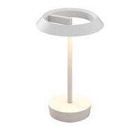 Lámpara de Mesa Portátil Halo Blanco Mate