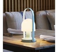 Lámpara de mesa recargable LED FollowMe de MARSET, azul