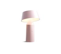 Lámpara de mesa recargable LED MARSET Bicoca rosa pálido