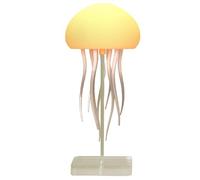 Lámpara de mesa recargable, luz nocturna flotante, lámpara LED de medusas, lámparas de mesa USB recargables inalámbricas, lindas luces inteligentes de medusas para padres, mesita de noche, dormitorio