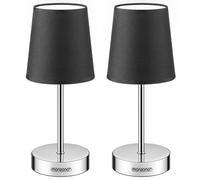 Lámpara de mesa set de 2 antracita 32x13x13cm