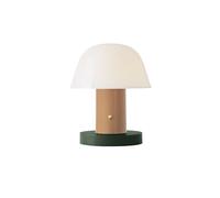 Lámpara de Mesa Setago JH27 Beige/ Verde