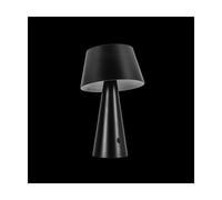 Lampara de mesa solar 500lm 4000k ip44 negra ASLO