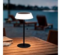 LEDKIA LIGHTING Lámpara de Mesa Solar Exterior LED 1.2W Metal Aldana Marrón