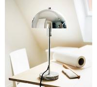 Lámpara de mesa Stockholm de Dyberg Larsen, altura 41 cm, metal/mármol