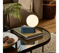 Lámpara de mesa Tala Alumina, globo, atenuable, azul zafiro