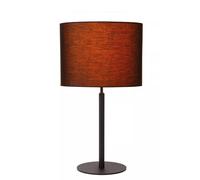 Lámpara de Mesa Tela Negra 50,5 CM Alto E27 Blendarm Desván Tischleuchte Noche