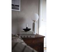 Lámpara de mesa Torrano de Globen Lighting, blanca, altura 53 cm