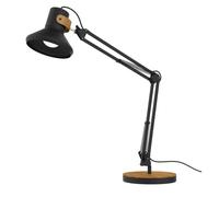 Lámpara de escritorio Unilux Baya LED negro/bambú