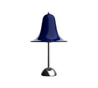 Lámpara de mesa Verpan Pantop, azul noche, altura 23 cm, metal