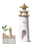Lámpara de mesita de noche, faro, lámpara de noche, portátil, náutica, LED, luz nocturna, proyector de luna, luz nocturna, diseño de playa oceansea para decoración del hogar, dormitorio, mesa