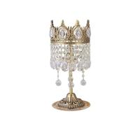 Lampara de Mesita de Noche Lámpara de mesa de cristal Sala de estar Corona Lámpara de mesa de cristal Sala de estar Decoración de escritorio for dormitorio Estudio Sala de estar Comedor Lampara de Noc