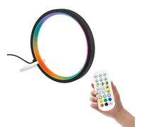 Lámpara de mesita de noche Lámpara de mesa LED Luz de escritorio RGB Cambio d...